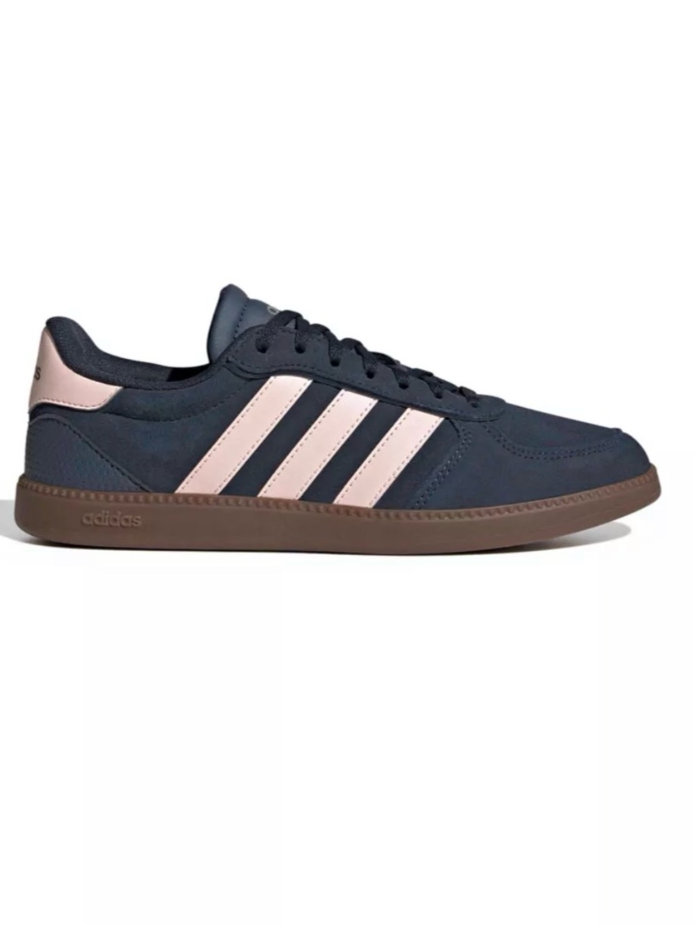 adidas Navy & Pink Low-Top Sneaker